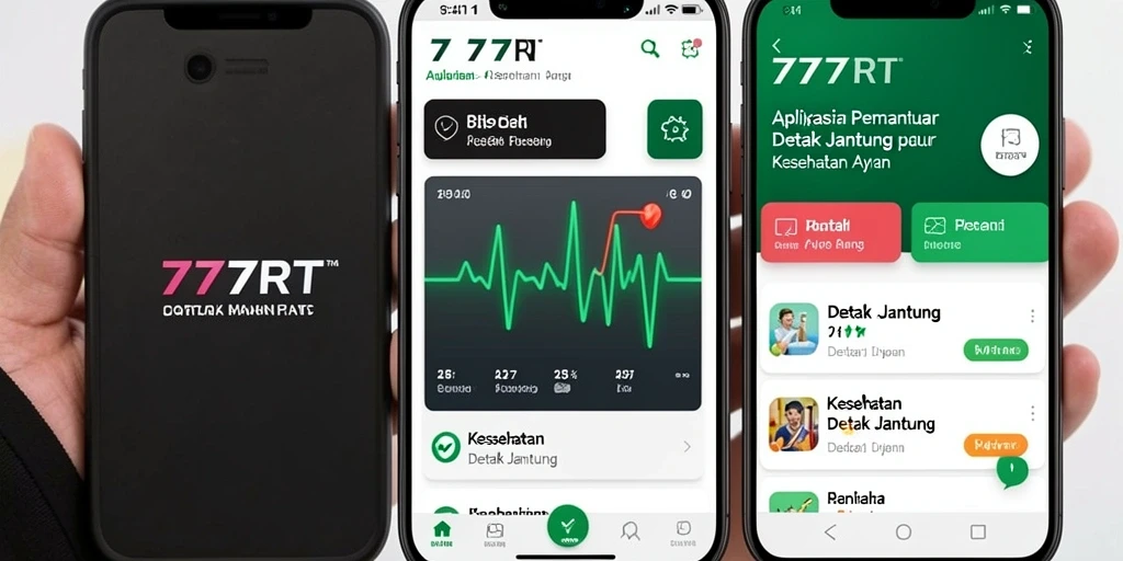 Tampilan antarmuka pengguna 777RT yang intuitif dan informatif.