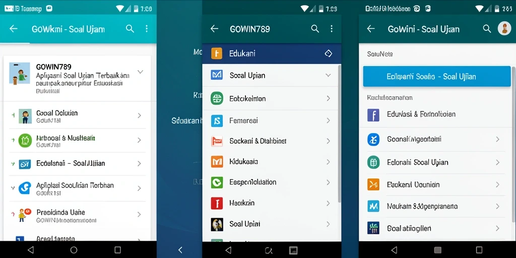 Tampilan antarmuka GOWIN789 yang interaktif dan user-friendly.